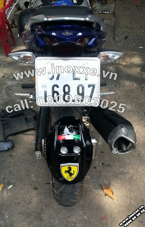 Chắn bùn sau chế Exciter 150cc (2015)